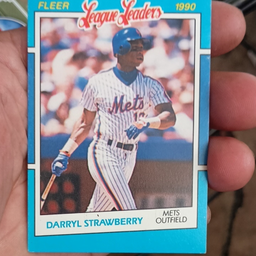 Fleer 1990 League Leaders Baseball Card